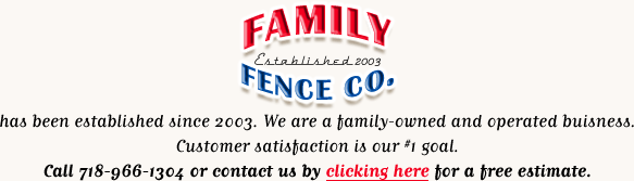 Contact Family Fence: click here